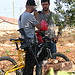 2 settlers, 2 m-16s, 1 mountain bike
